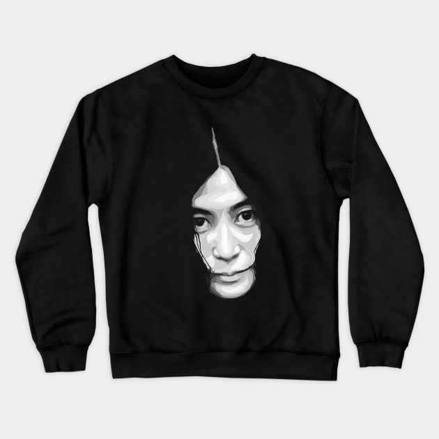 Yoko Ono Crewneck Sweatshirt by sigsin